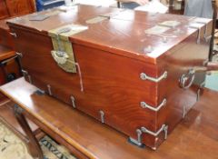 A Korean elm chest W.98cm