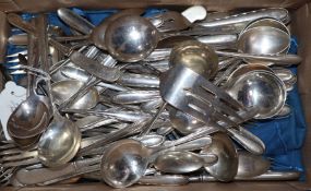 An American part canteen of Towle sterling white metal cutlery, comprising seventy seven items,