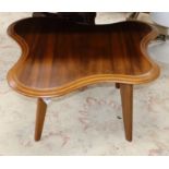 Neil Morris for Morris of Glasgow. A teak cloud table W.96cm