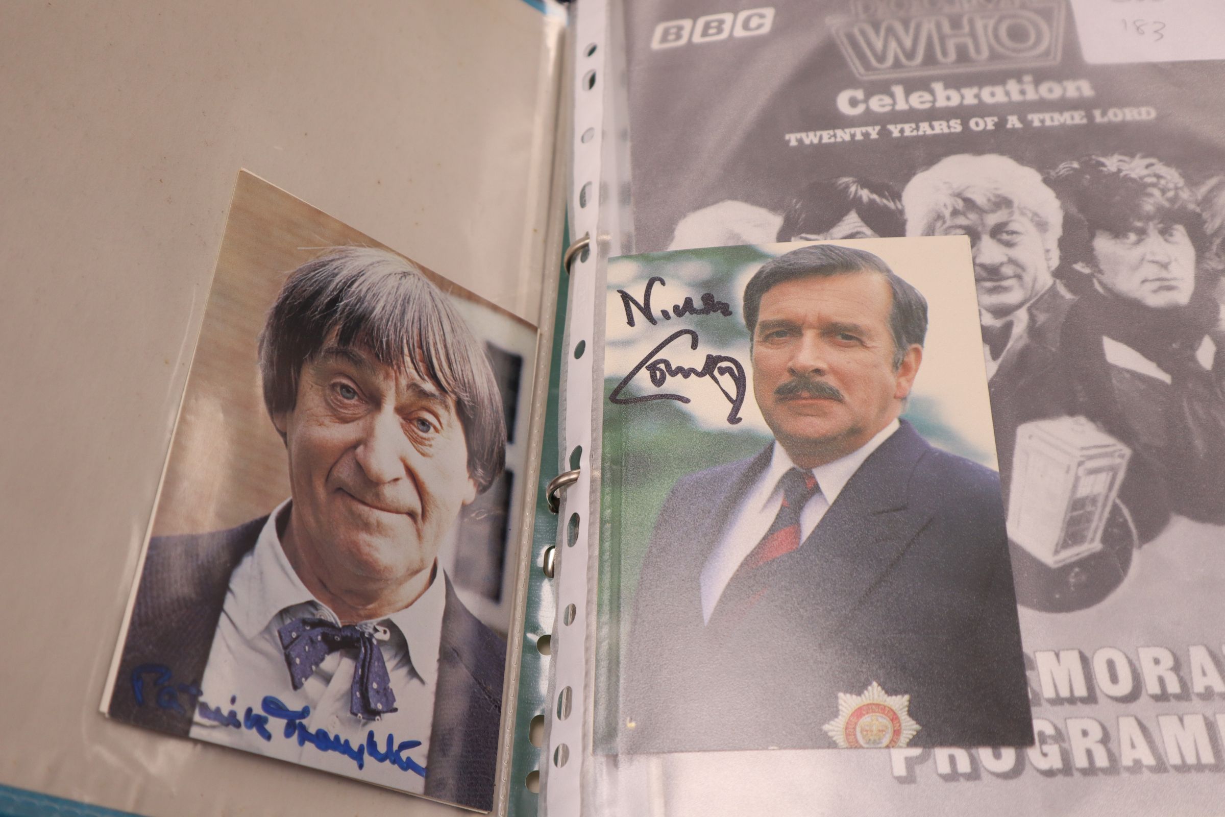 Doctor Who - Classic TV series - three albums photographs and comics signed by members of the cast - Image 2 of 30