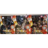 Doctor Who - Character Options - three radio controlled Daleks; model Thay 02484, 01629 and 02138,