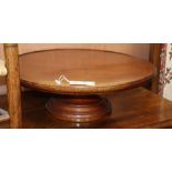 A mahogany 'lazy Susan' Diameter 53cm