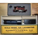 A scale model locomotive and one another by Bassett- Lowke