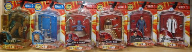 Doctor Who - Character Options - poseable action figures; nine from Series 1, nine from Series 2 and