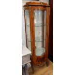 A Louis XVI design kingwood vitrine H.152cm