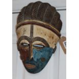 An African softwood mask