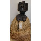 An African Baga Nimba Tribe Guinea carved fertility figure height 68cm