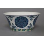 A Chinese doucai bowl height 15.5cm