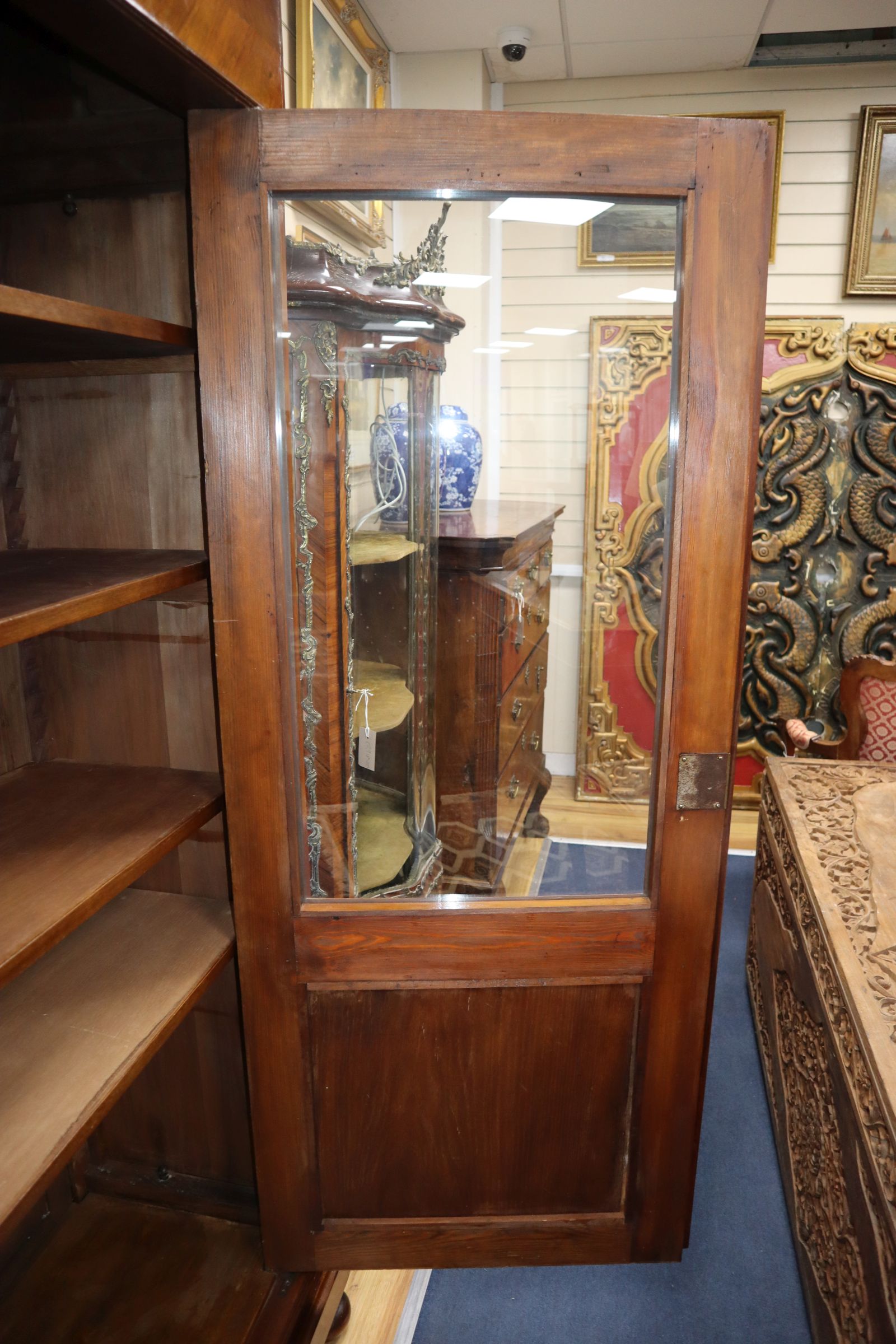 A 19th century French walnut armoire W.146cm - Image 3 of 6