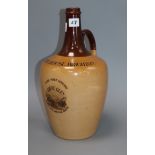 A large stoneware malt whisky bottle for Palmeira House Brighton, Great Glen Great Age, Special