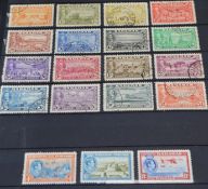 An album of George VI Commonwealth stamps, unused and used