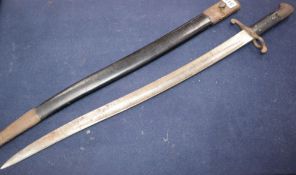 A WWI military socket bayonet