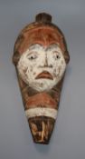 An African softwood mask