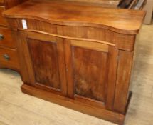 A Victorian mahogany chiffonier W.101.5cm