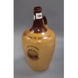 A large stoneware malt whisky bottle for Palmeira House Brighton, Great Glen Great Age, Special