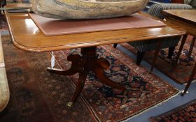 A Regency mahogany tilt top breakfast table W.136cm