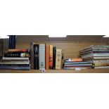 A quantity of reference books, mostly relating to Turner