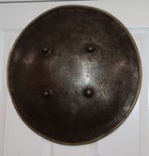 A 20th century Indian Persian shield diameter 48cm