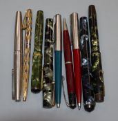 A small collection of assorted pens