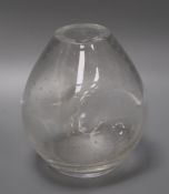 A Libera glass vase height 19cm