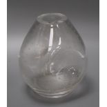 A Libera glass vase height 19cm