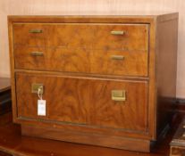 A Drexel Consensus two drawer chest W.67cm