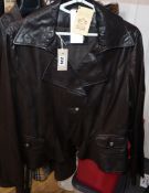 A Marc Cain leather jacket