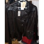 A Marc Cain leather jacket