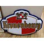 A Kronenbourg sign