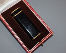 A Cartier boxed enamel lighter