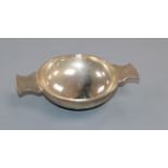 A modern Scottish silver presentation quaich, 15.5cm, 6 oz.