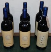 Six bottles of Agricola Punica "Barrua" Isola dei Nuraghi - Sardinia, 2008 (2), 2013 (4)