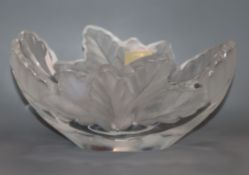 A Lalique 'Compiegne' bowl height 9cm