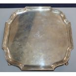 A George V silver salver, Sheffield, 1923, 26cm, 27.5 oz.