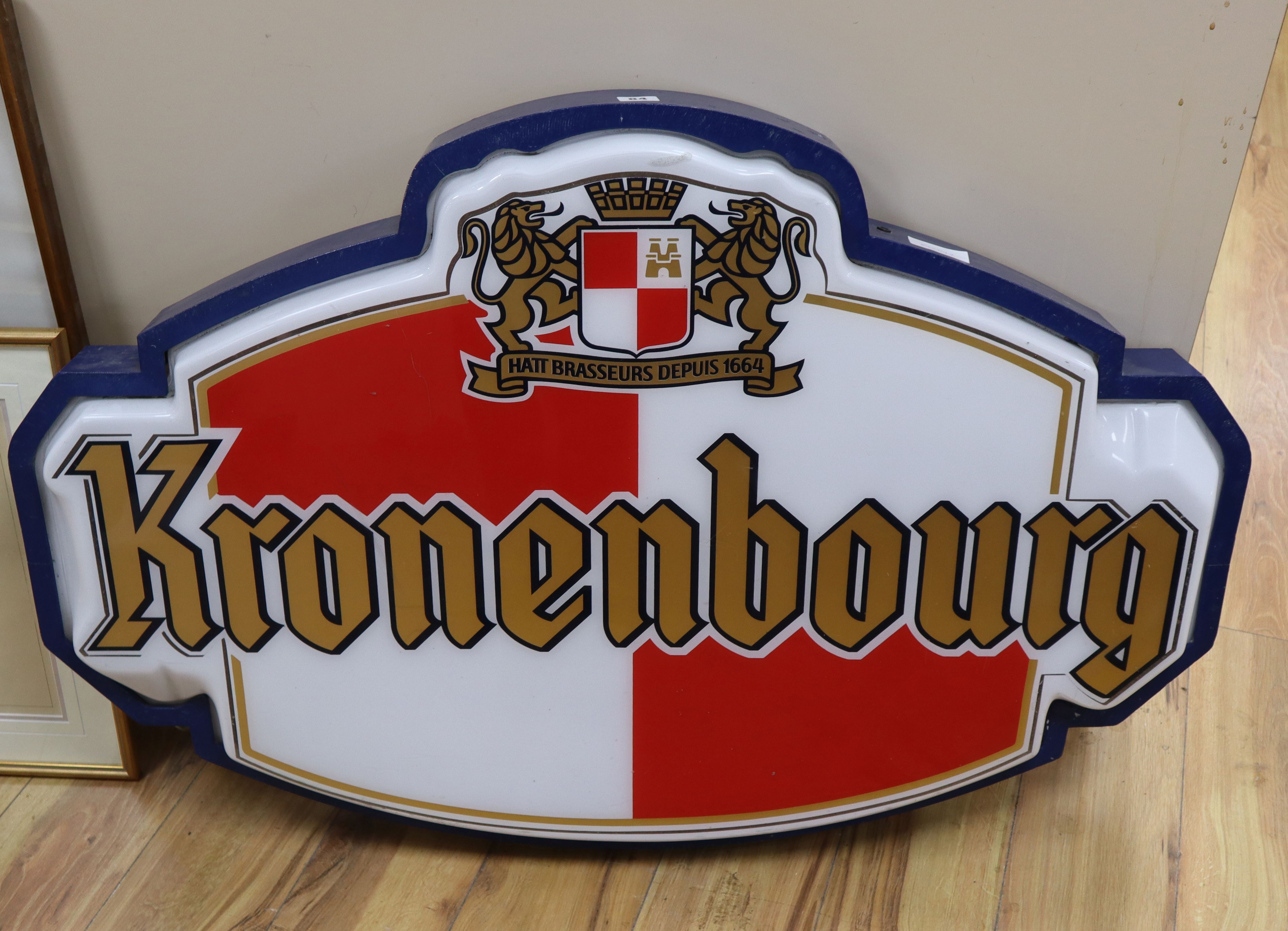 A Kronenbourg sign - Image 2 of 2