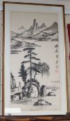 A Chinese ink painting, 19 x 24cm