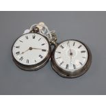 A 19th century silver pair-cased pocket watch, by Fleming of Liverpool and one other pocket watch by