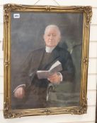 Andre Cluysenaar (1872-1939), Portrait of Reverend Joseph Jeremiah Baddeley, signed, oil on