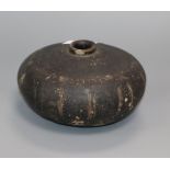 A Khmer pottery jar height 9cm