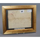 Royal Interest - a collection of ephemera, including a Royal Pardon signed by George II, a Royal