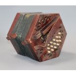 A cased concertina