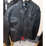 A lady's Michael Kors leather jacket, size L.