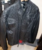 A lady's Michael Kors leather jacket, size L.