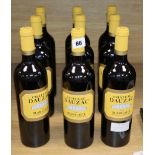 Nine bottles of Chateau Dauzac Margeaux 2013