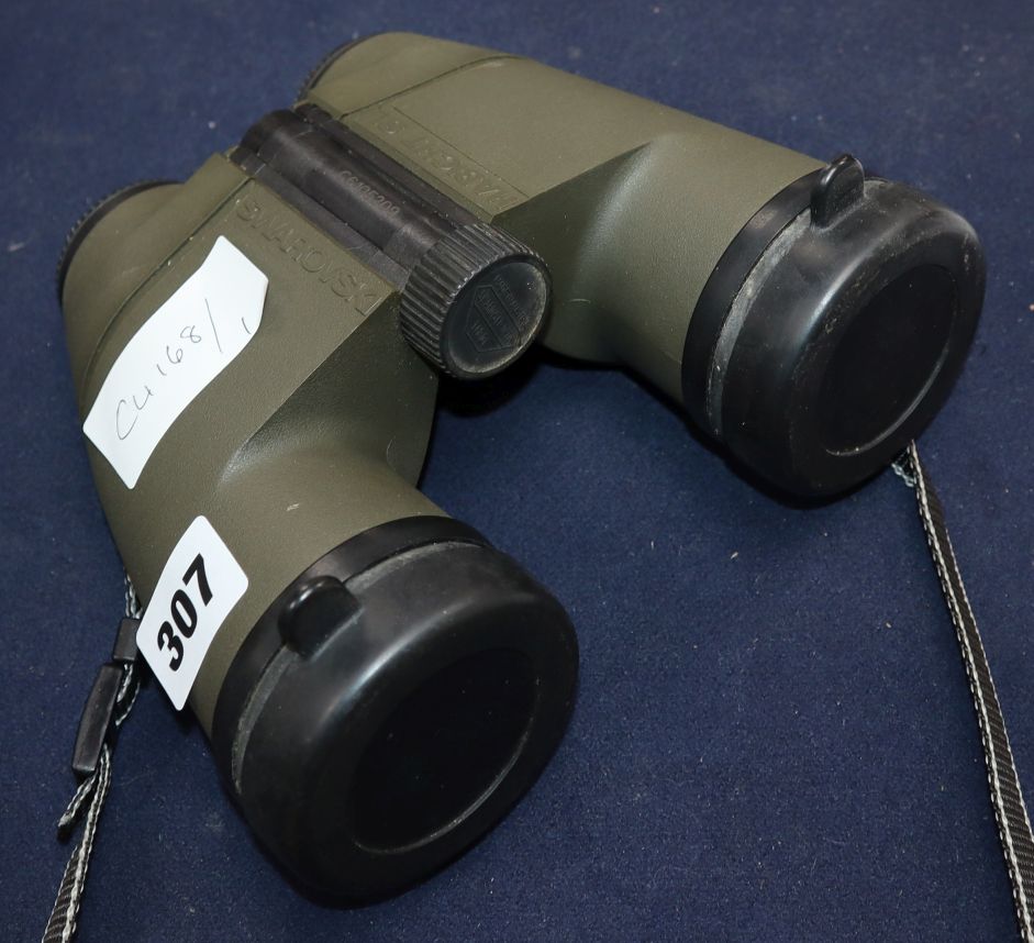 A pair of Swarovski optik habicht sl binoculars