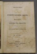 G, A.P.D. - Sketches of Portuguese Life, Manners, Costume and Character, 8vo, half calf, marbled