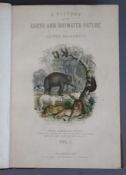 Goldsmiths, Oliver - History of the Earth and Animated Nature, 2 vols, qto, half calf, Blackie &