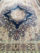 A Persian style mauve ground carpet 350 x 275cm