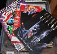 DC comics, 1970s-1990s - Action comic, Wonderwoman etc. and Batman/ DC/Marvel graphic novellas,