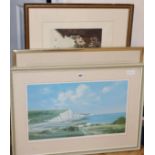 Frank Wootton, two limited edition prints, Local landscapes, signed, largest 34 x 59cm and a